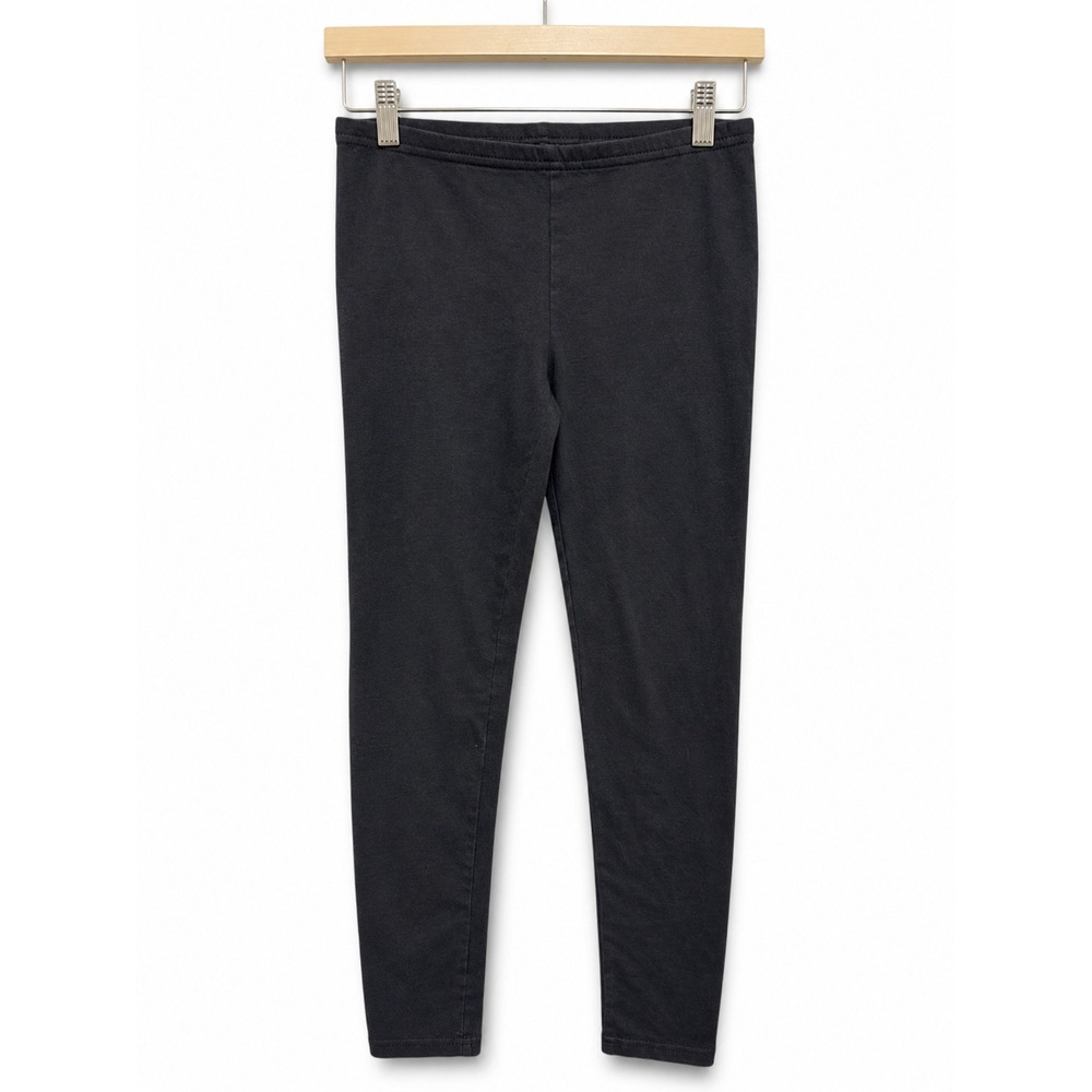 Old Navy Girls Carbon Gray Stretch Cotton Leggings Pants Size L 10-12 Regular